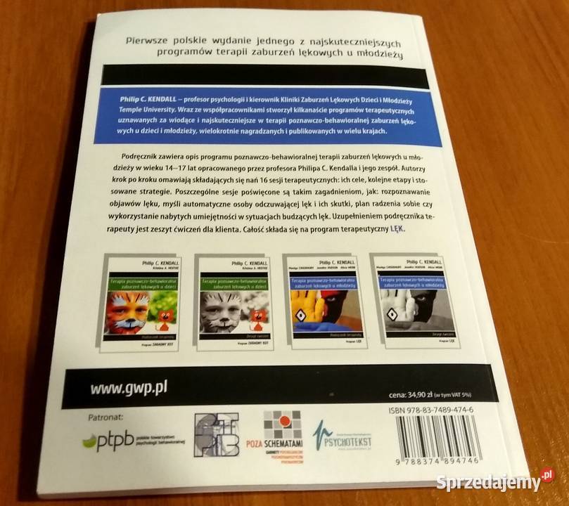 Terapia poznawczobehawioralna program Lęk Gdańsk