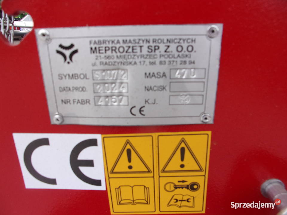 Siewnik zbożowy stopkowyredlicowy S1072 MEPROZET sprzedam