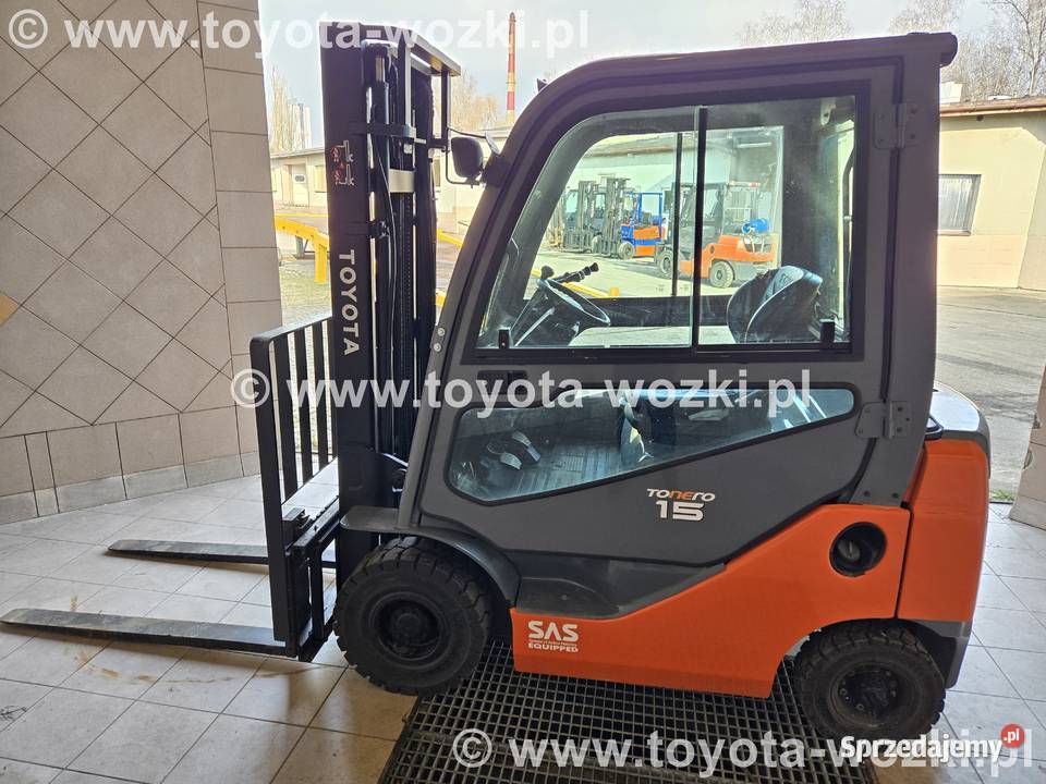 Wózek widłowy TOYOTA 8FDF15 KABINA TOYOTA 8FD15 śląskie sprzedam