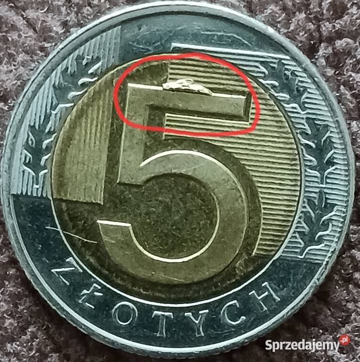 5 Złotych 2025 r Wielodestrukt około mennicze