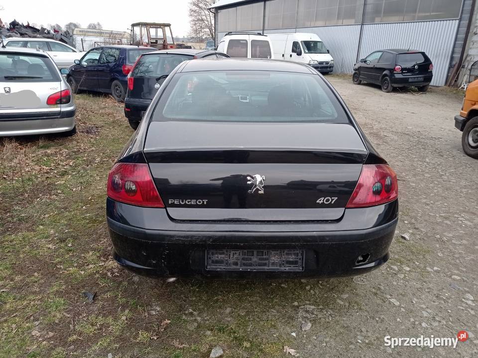 Peugeot 407 20 HDi 100 kw 2007 r dawca części Rok produkcji 2007 Szklarka Myślniewska sprzedam