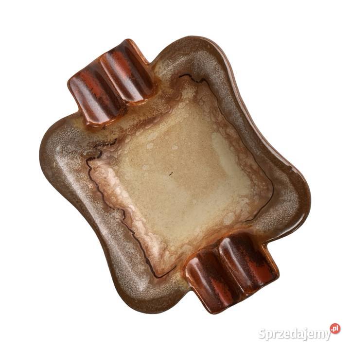 Popielniczka ceramiczna fat lava sygnowana