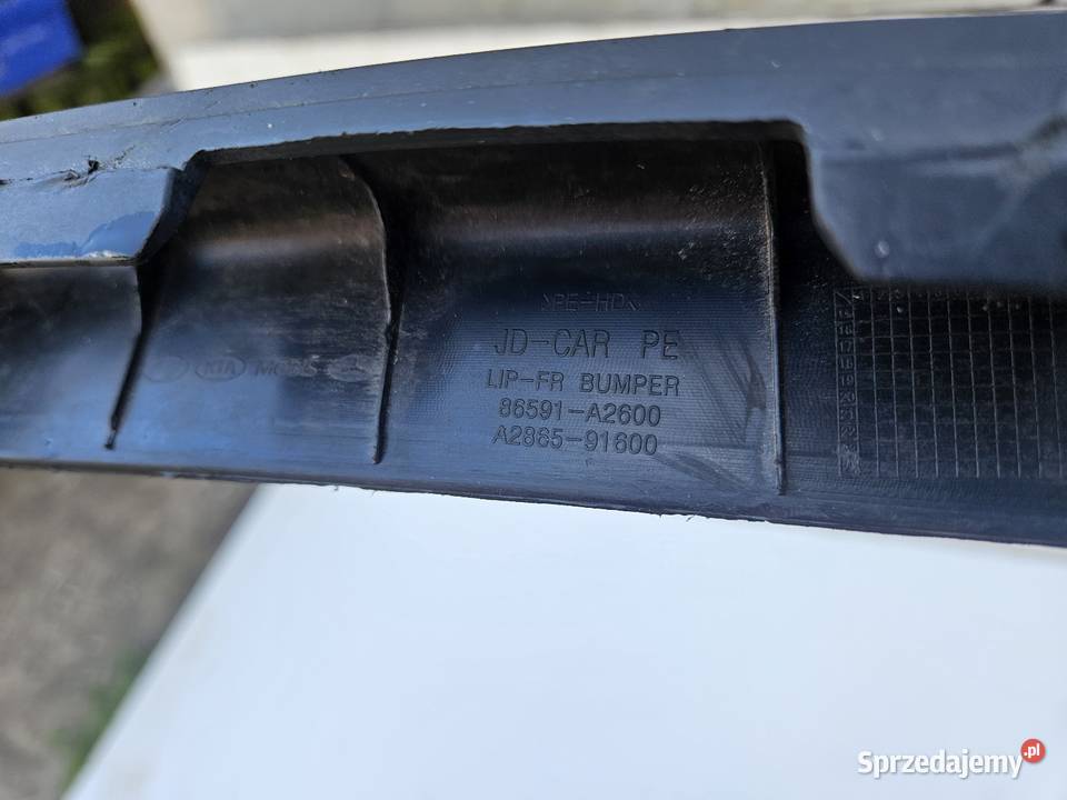 KIA CEED II LIFT SPOILER HOKEJ ZDERZAKA PRZÓD osobowe