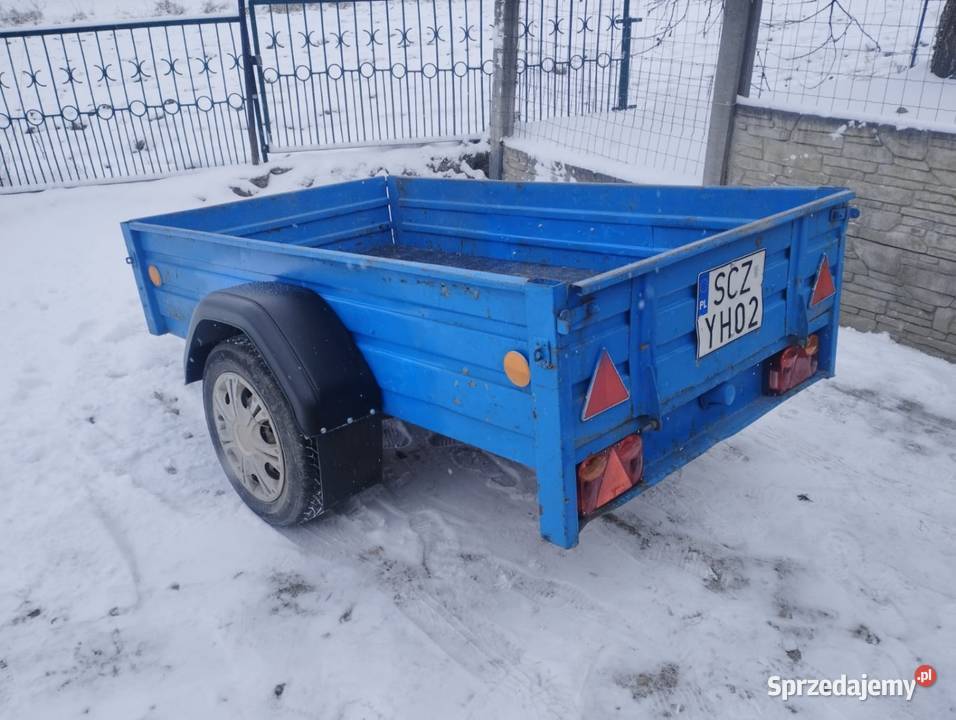 Przyczepka samochodowa zarejestrowana Sławniów