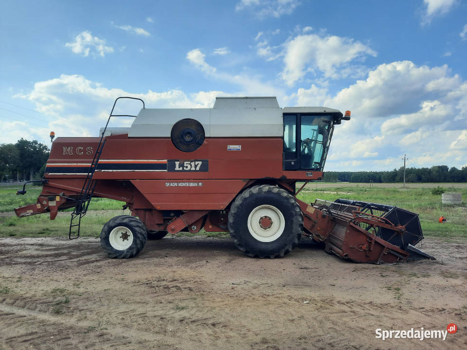 Kombajn LAVERDA L517 MCS heder z wózkiem Laverda Połoski Stare