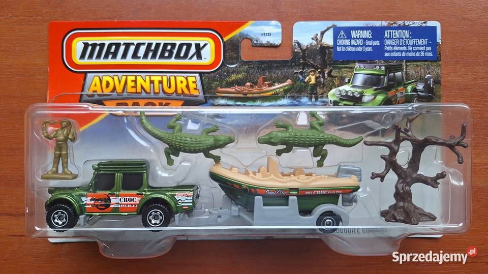 MATCHBOX ADVENTURE PACK CROCODILE COUNTRY SWAMP Legionowo