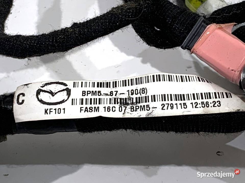 WIĄZKA DRZWI PRZÓD LEWY MAZDA 3 BM 20 120