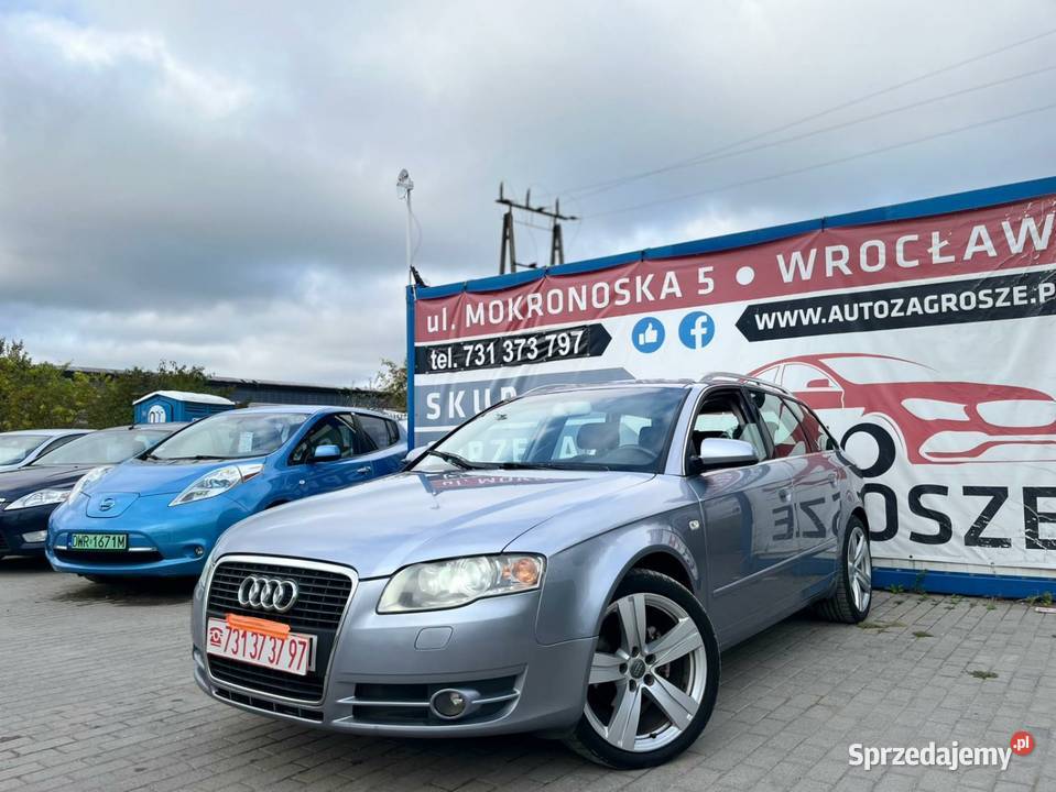 Audi A4 20 TDI 2005 Klima Alufelgi Xenon Grzane diesel dolnośląskie Wrocław
