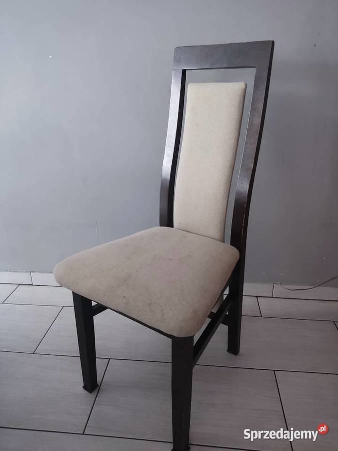 Zestaw 6 krzeseł drewnianych Knurów