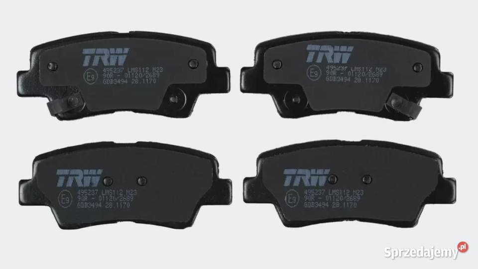 KLOCKI HAMULCOWE TYŁ disc brake COTEC GDB3494 osobowe Warszawa