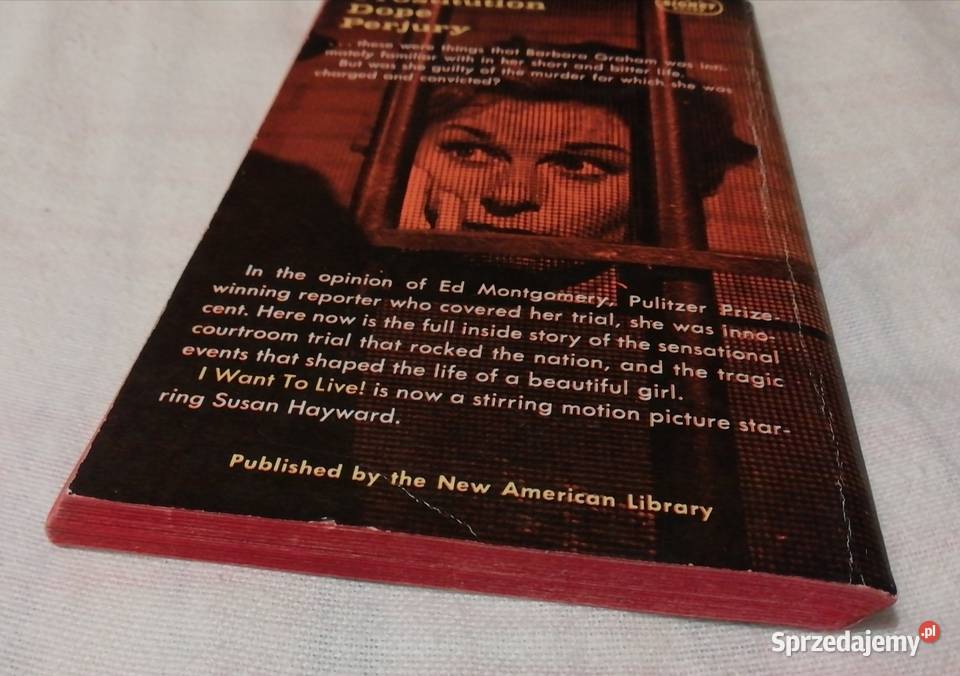 1958r I want to live The analysis of a murder Warszawa sprzedam