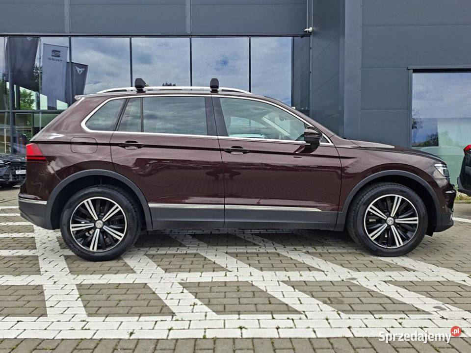 Volkswagen Tiguan 2017r SalonPL ASO BLIS nieuszkodzony Kraków