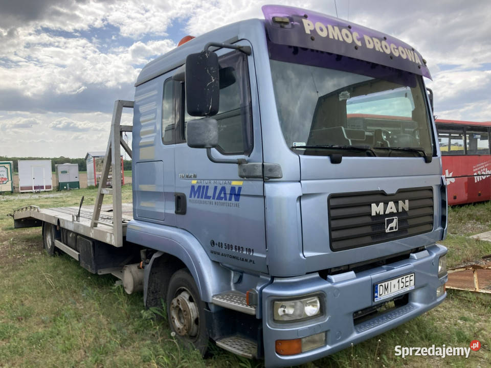 MAN TGL 8210 Pomoc drogowa Autolaweta x 2 MAN tempomat Syców