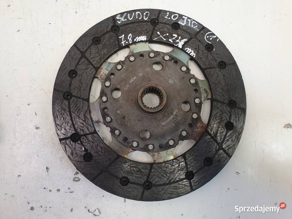 Fiat Scudo 20 JTD SPRZĘGŁO TARCZA DOCISK Chełm