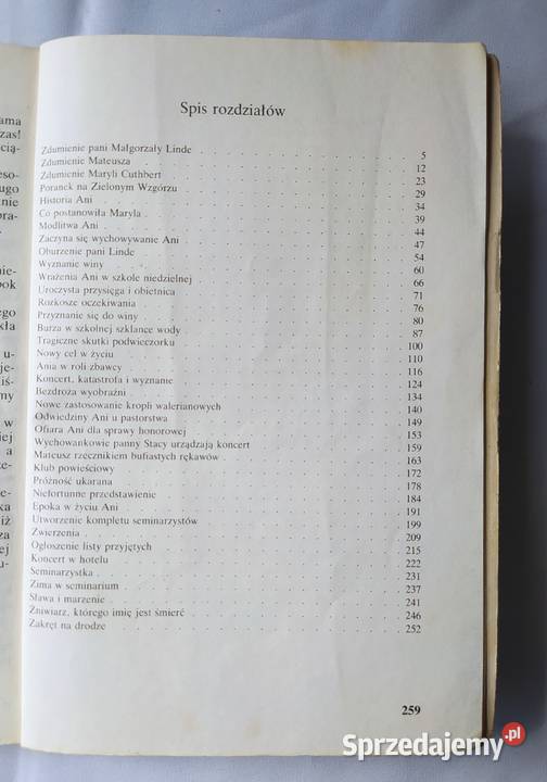 Ania z Zielonego Wzgórza Lucy M Montgomery podlaskie Hajnówka sprzedam