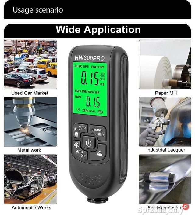 Miernik grubości lakieru wysoka precyzja Wrocław