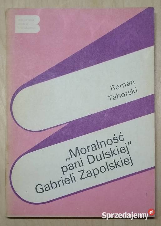 Moralność pani Dulskiej G Zapolskiej Roman miękka pomorskie Gdańsk