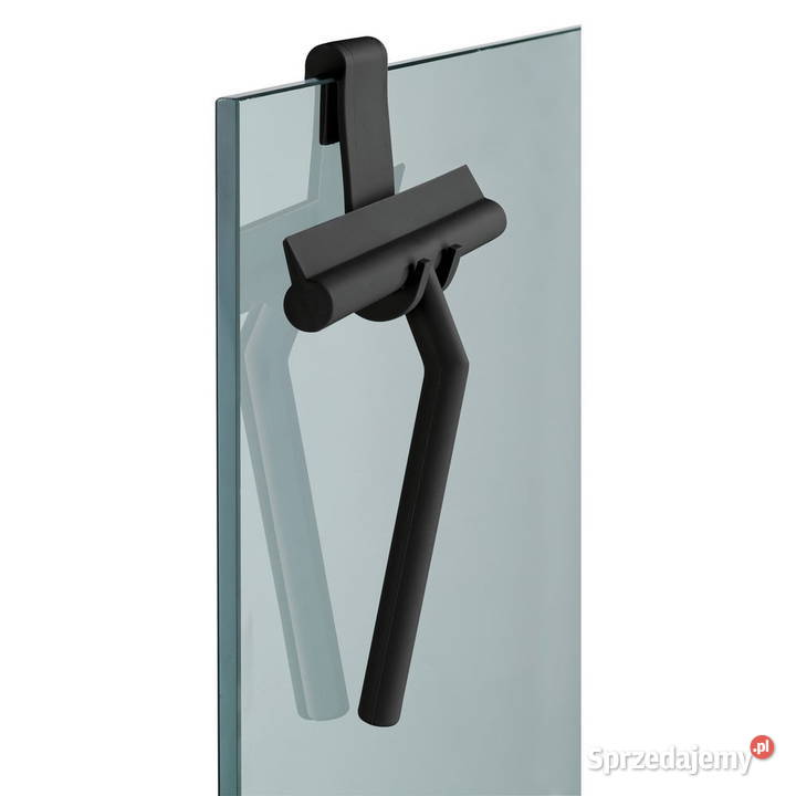 Czarna silikonowa ściągaczka łazienkowa Zamość