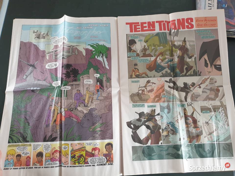 Wednesday Comics gazeta komiksowa DC Amerykańskie Gdynia sprzedam