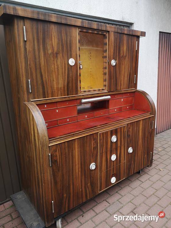Sekretera Biurko ARTDECO Okazałe Sygnowane Swarzędz