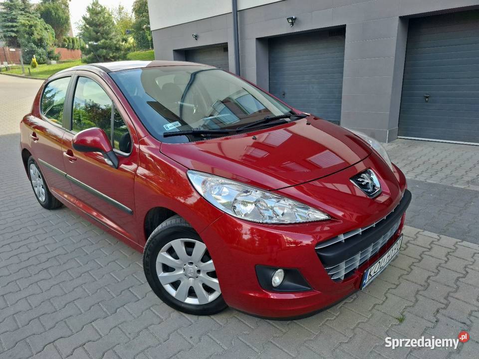 Peugeot 207 14 HDI 192 Klimatyzacja Radio 2Din czerwony Dębica