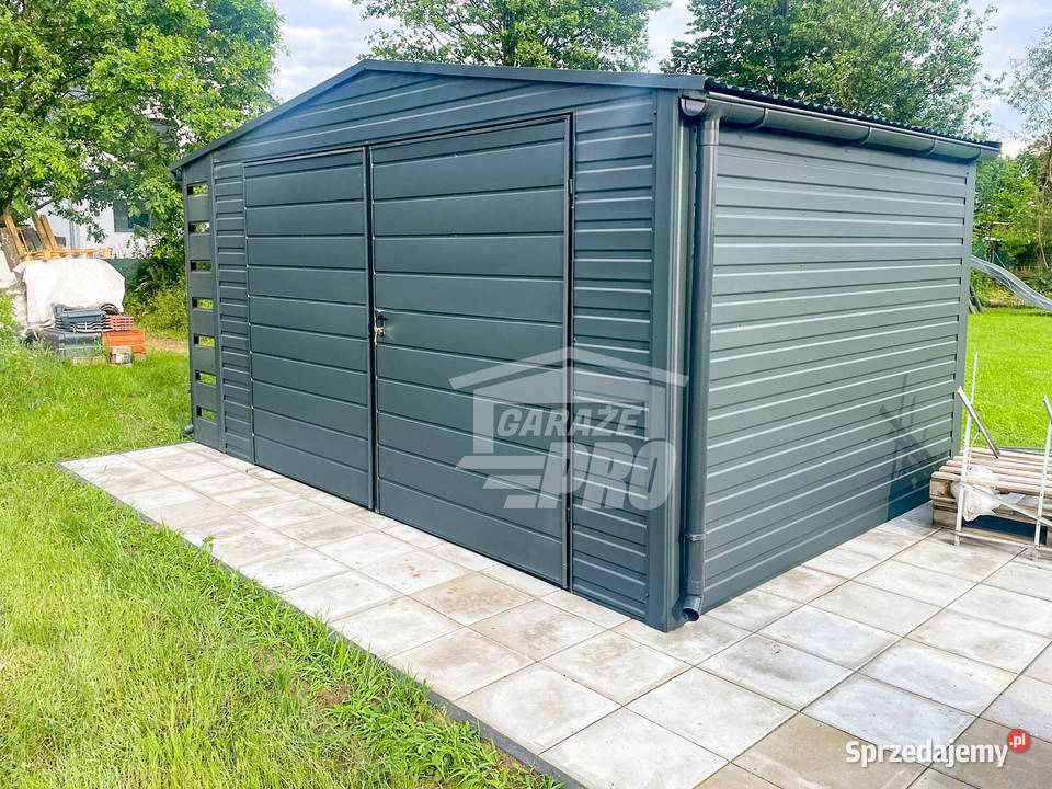 Schowek domek ogrodowy 4x25m Wiata 05m Brama