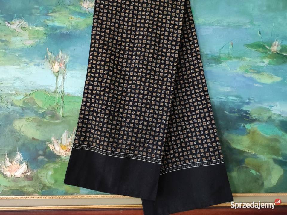 szal męski elegancki satynowy szalik męski świętokrzyskie