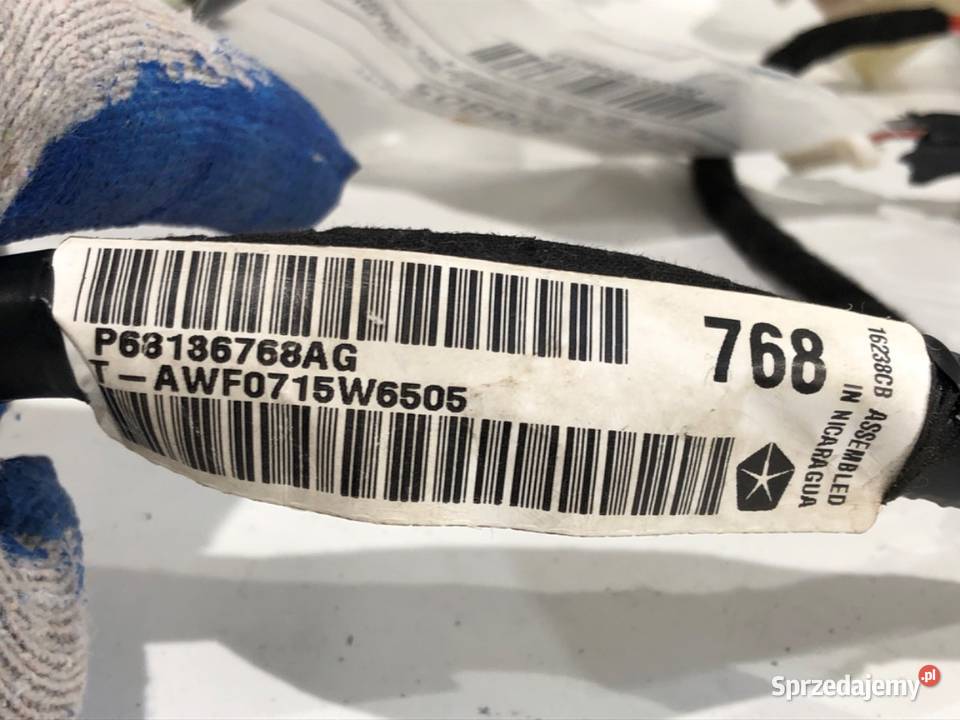 WIĄZKA DRZWI PRZÓD LEWY JEEP GRAND CHEROKEE WK Drzwi