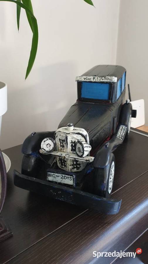Auto Drewniane Duży Model Rękodzieło