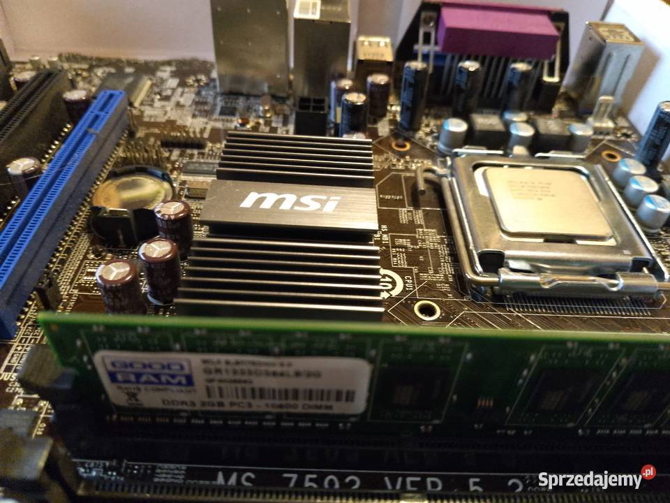 Komputer Płyta główna MSI G41MP28 Intel E5700 Maks. Ilość pamięci 8 Toruń