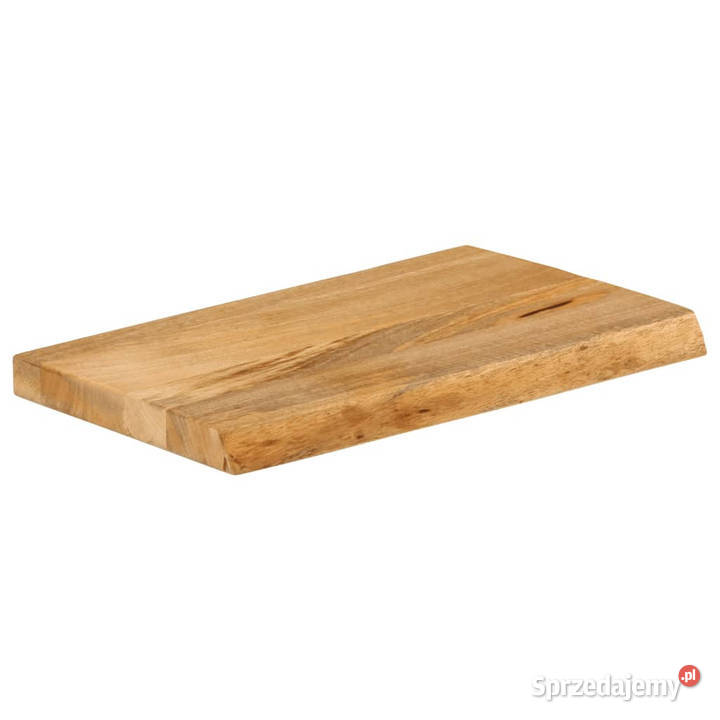 Blat stołu z naturalną krawędzią 40x20x25 drewno Warszawa