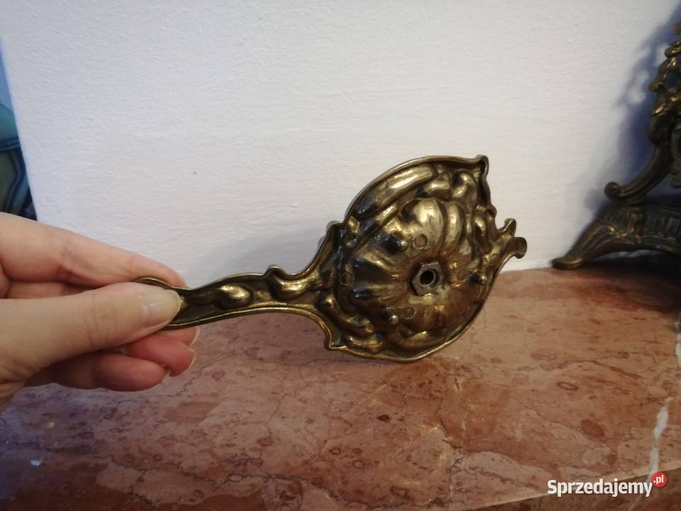 Unikatowy antyczny strojny kandelabr świecznik Warszawa sprzedam