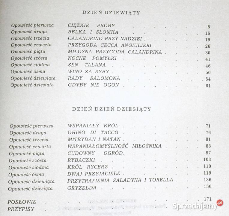 Dekameron Giovanni Boccaccio Chełm