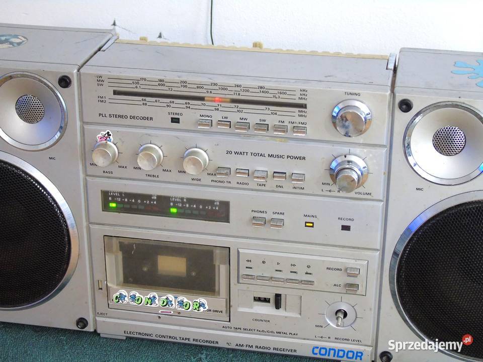 Radio Magnetofon Condor Unitra WYSYŁKA Jasło