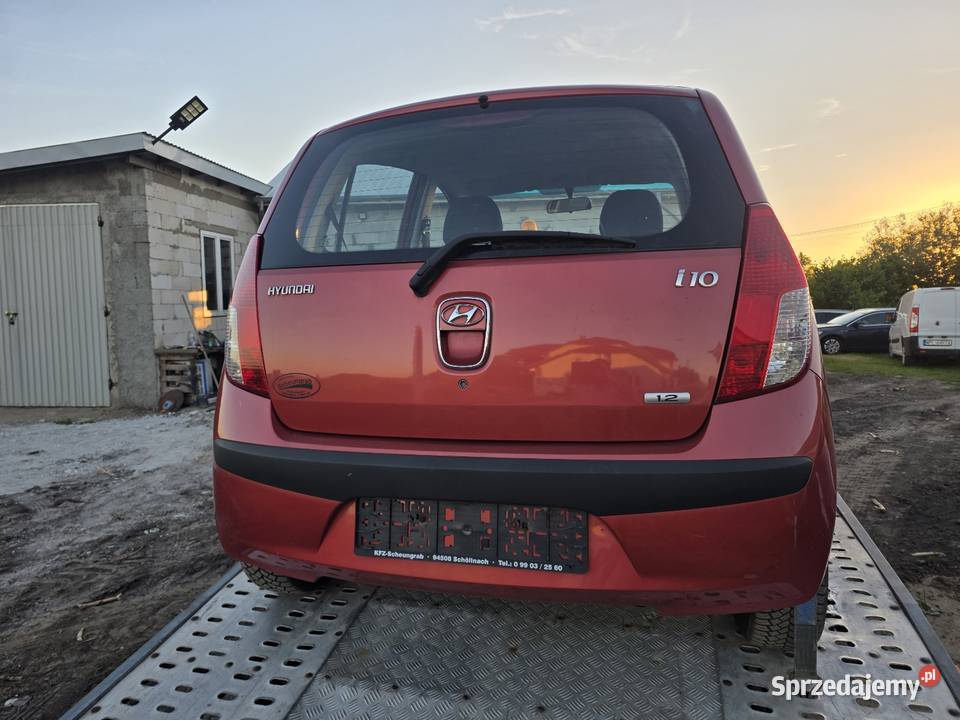 Hyundai i10 2009 12 Benzyna części Płock