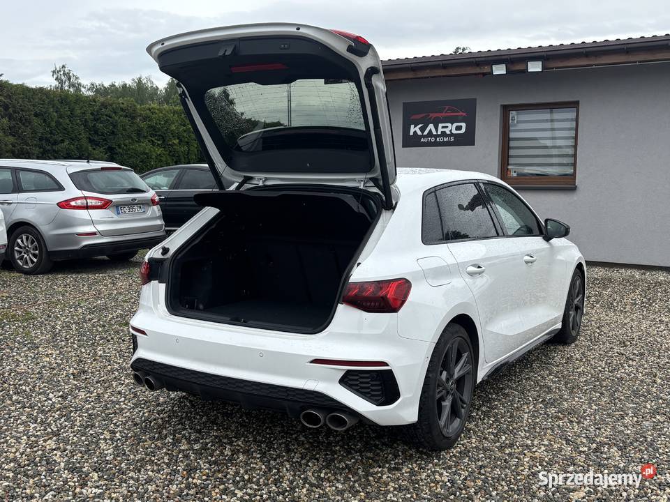 Audi S3 Sportback 2023r Polski Salon Gwarancja wspomaganie kierownicy Paniówki