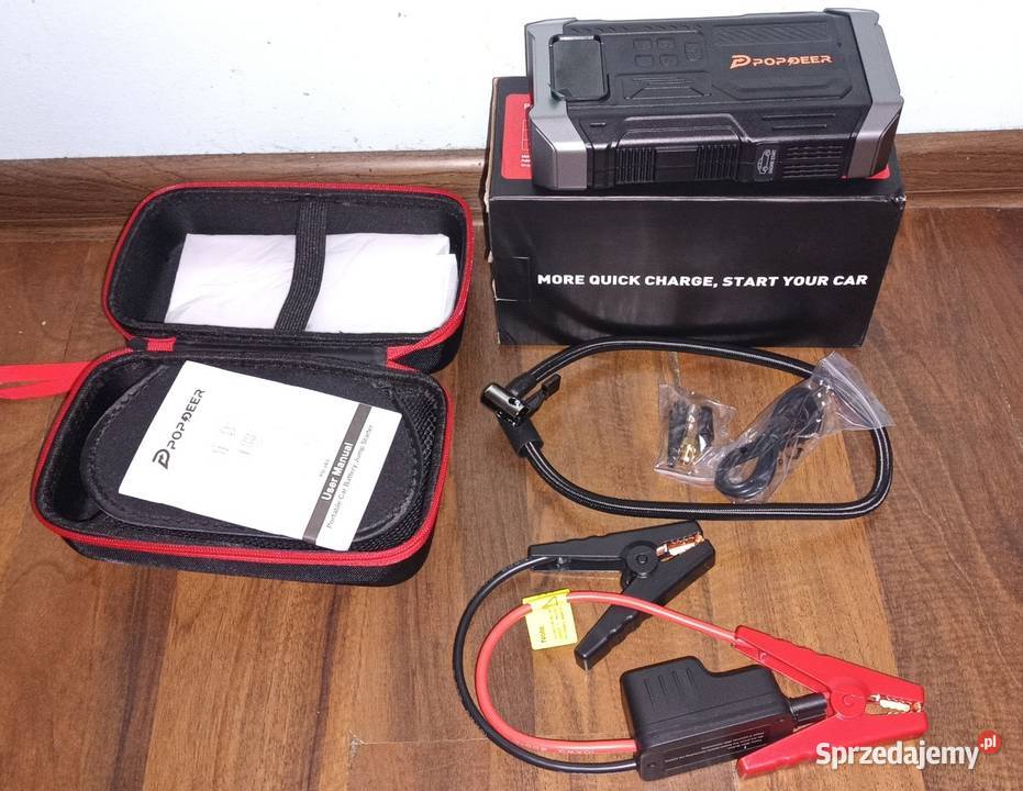 Popdeer jump starter booster kompresor latarka Masłomiąca