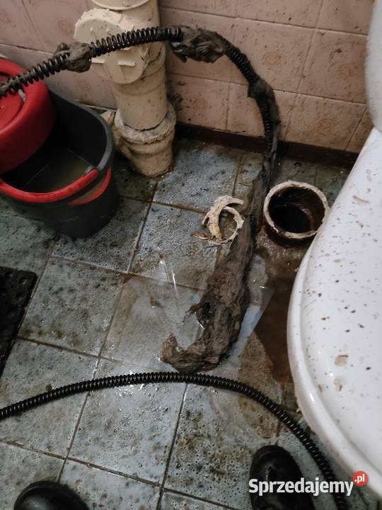 Przepychanie kanalizacji rur szamba hydraulik Ciechanowiec