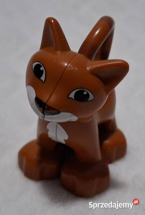 Figurka brązowy kot kotek 46 Lego 323J1 Zabawka Czeladź