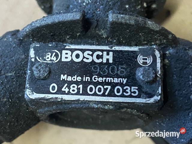 Zawór Bosch 0481007035 Blokada Półbiegi Pozostałe lubuskie Maszewo