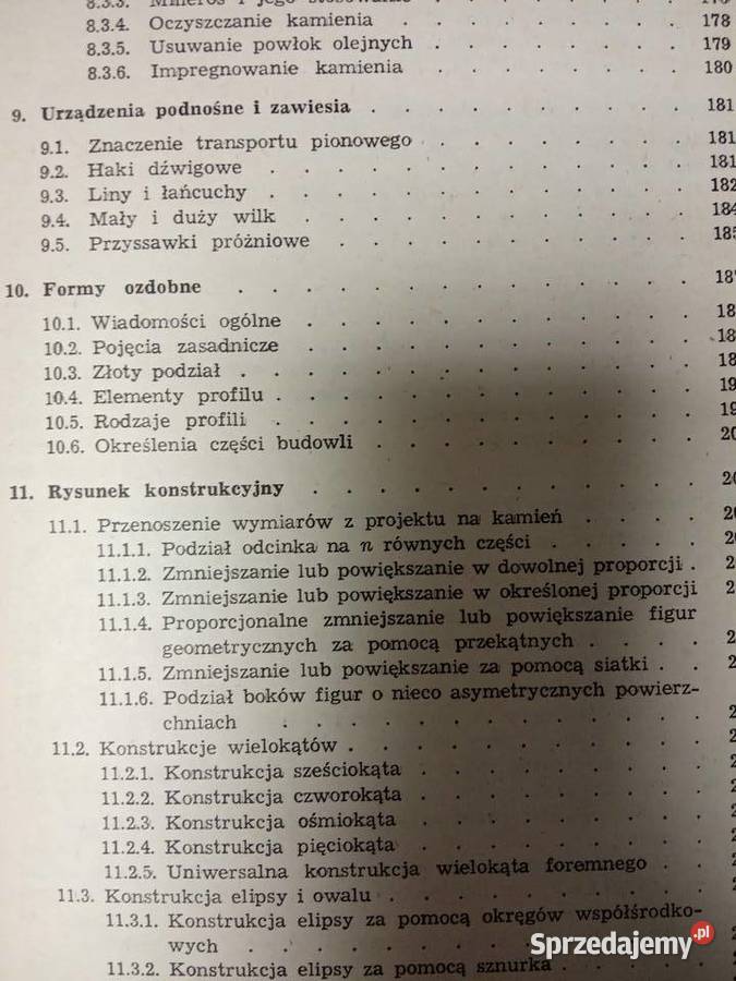 Kamieniarstwo książki używane kolekcjonerskie mazowieckie sprzedam