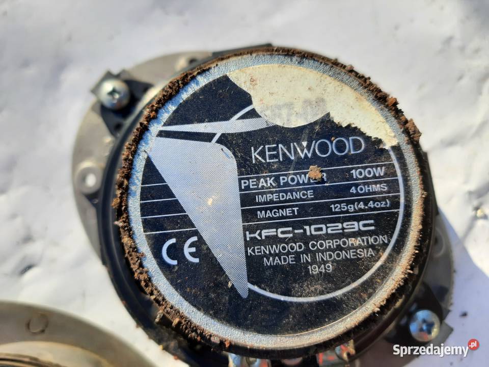 Głośniki Kenwood KFC1029C np do Fiat Seicento Ksawerów