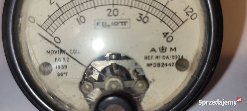 EILIOTT VINTAGE MILIAMPEROMIERZ PRODUKCJA Poznań