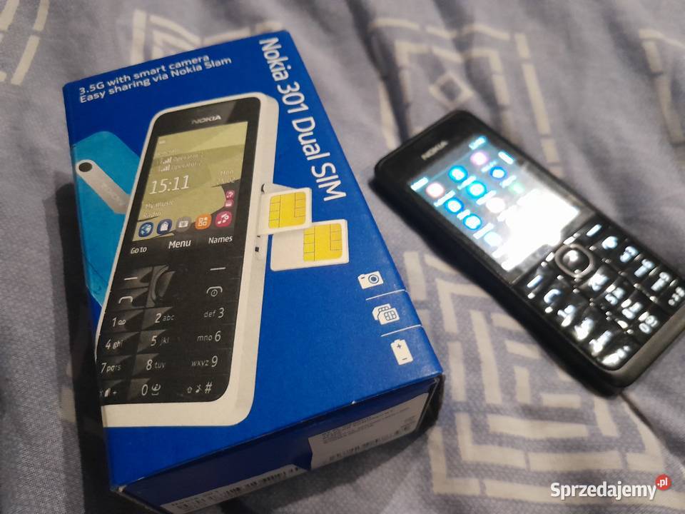 Telefon komórkowy Nokia 301 Dual Sim