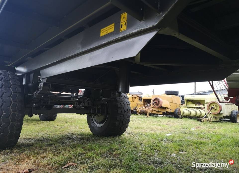 przyczepa rolnicza hl8011 dmc 12 ton 3 strony Maszyny rolnicze opolskie Mokra