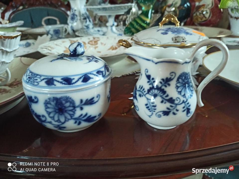 Dzbanek Meissen Miśnia Wzór cebulowy pomorskie Gdańsk