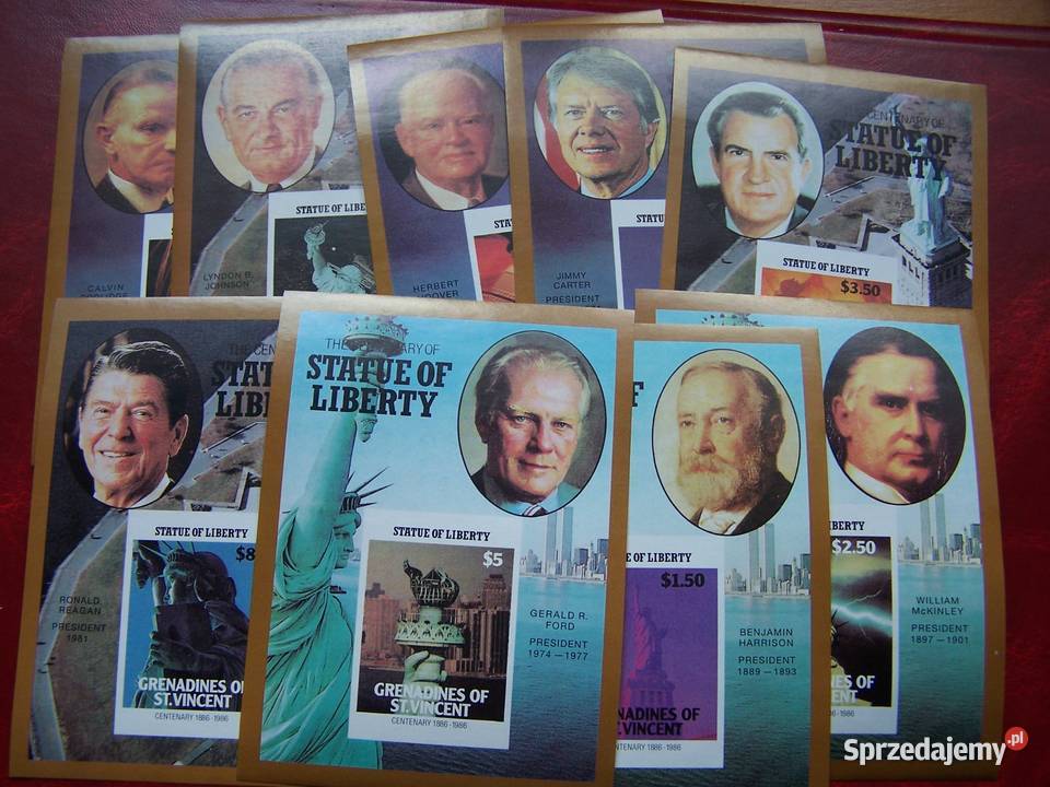 Grenadyny 1986 MNH Prezydenci USA Statua