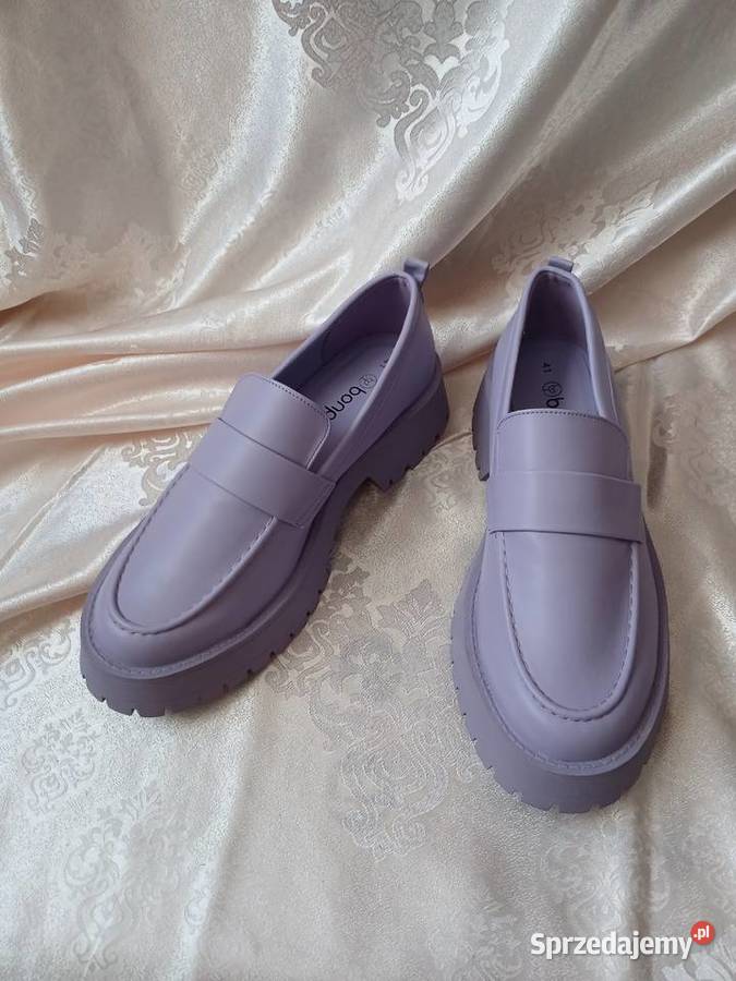 Liliowe fioletowe loafersy półbuty bonprix 41 mazowieckie Sochaczew