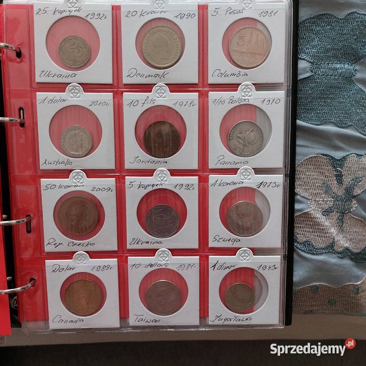 Monety dwa albumy również luzem Skierniewice