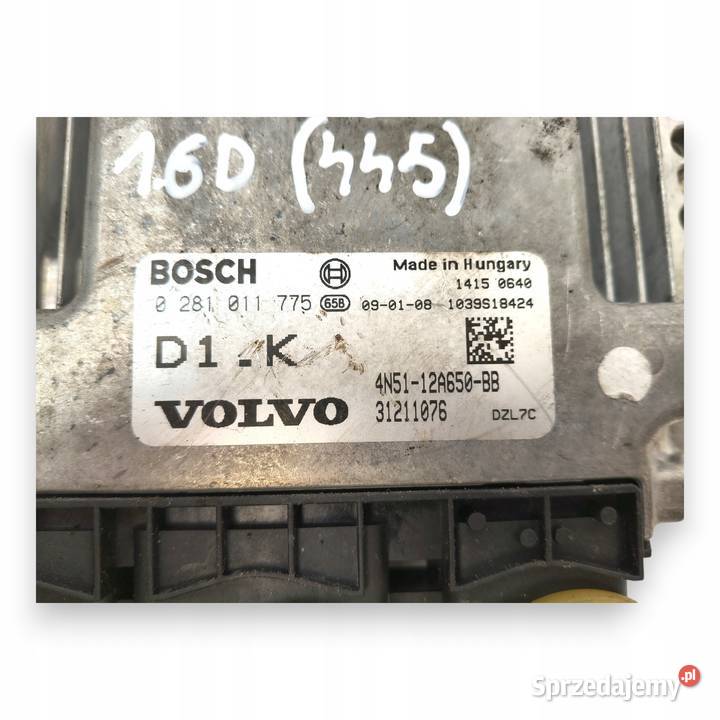 STEROWNIK SILNIKA Volvo V50 S40 16D 0281011775 osobowe Chełm